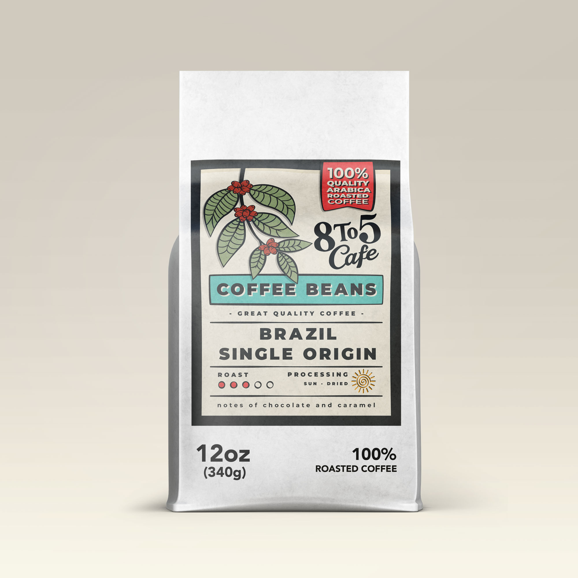 Brazil Single Origin Whole Bean Coffee